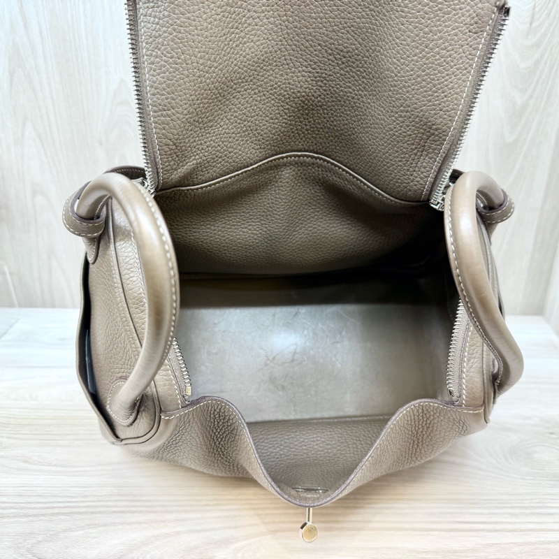 Hermers 18大象灰銀扣T/C皮Lindy30-6