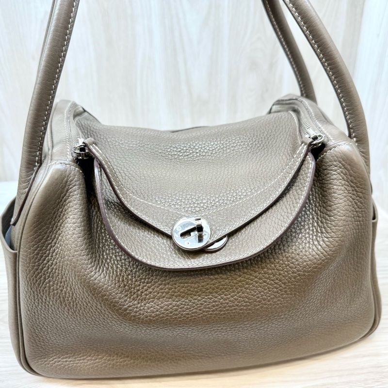 Hermers 18大象灰銀扣T/C皮Lindy30-10