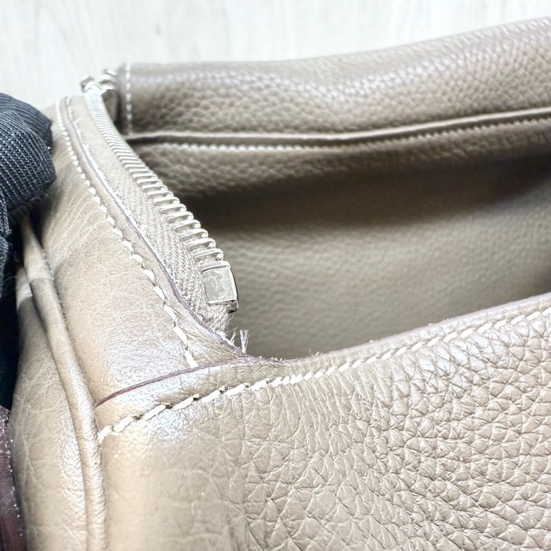 Hermers 18大象灰銀扣T/C皮Lindy30-13