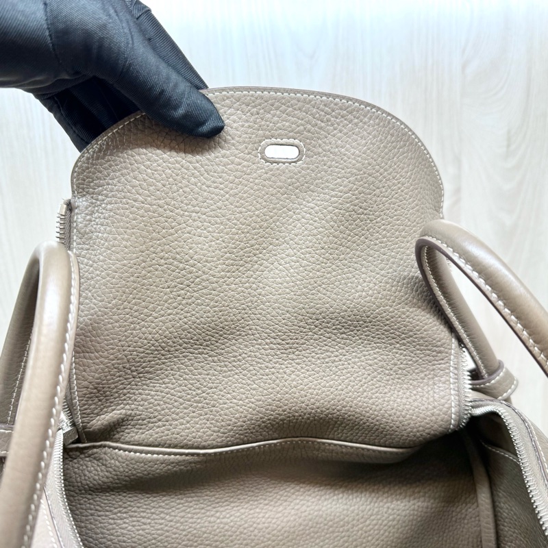 Hermers 18大象灰銀扣T/C皮Lindy30-14