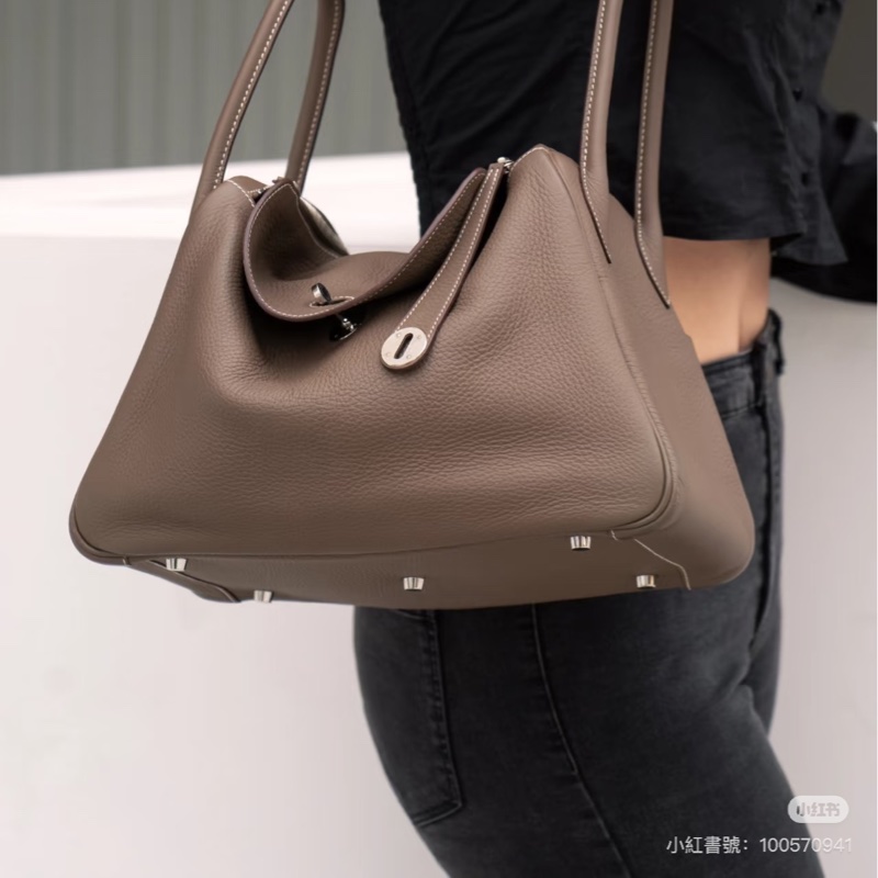 Hermers 18大象灰銀扣T/C皮Lindy30-1