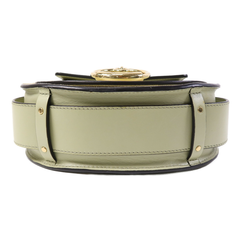 Chloe 牛皮皮革2 Way Shoulder Bag金扣手挽肩背兩用袋-3