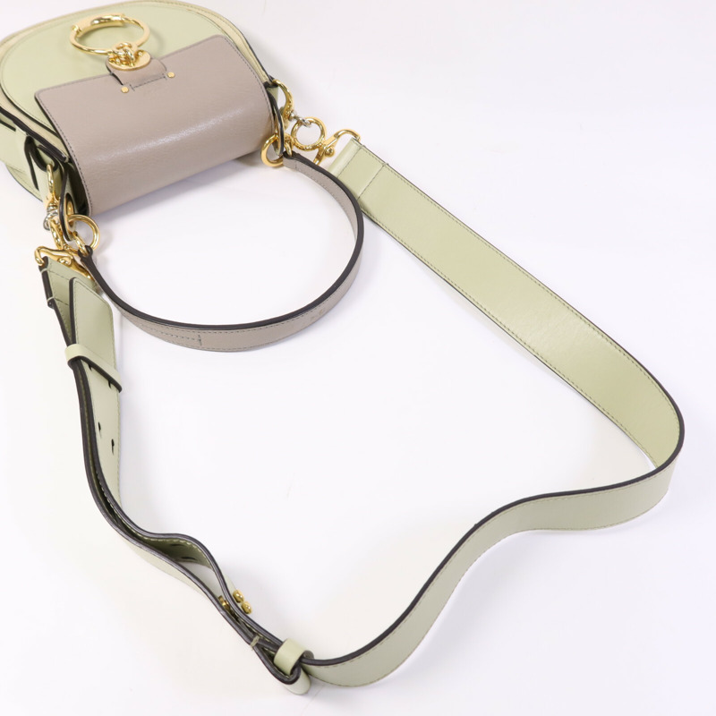 Chloe 牛皮皮革2 Way Shoulder Bag金扣手挽肩背兩用袋-8