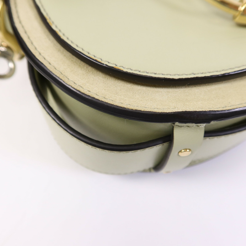 Chloe 牛皮皮革2 Way Shoulder Bag金扣手挽肩背兩用袋-10
