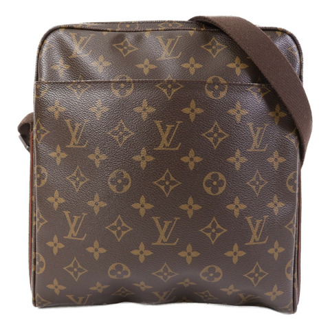 LOUIS VUITTON Monogram Trotteur Beaubourg金扣肩背袋