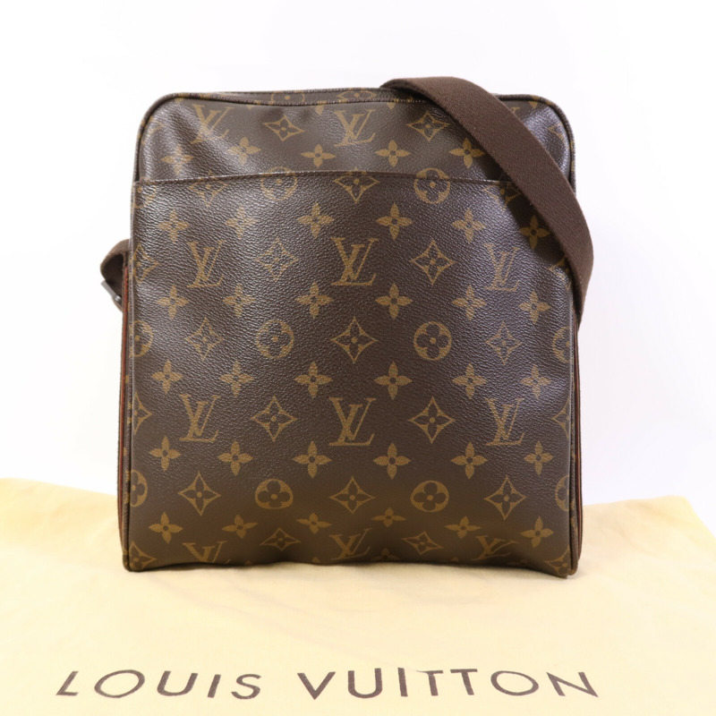 LOUIS VUITTON Monogram Trotteur Beaubourg金扣肩背袋-9