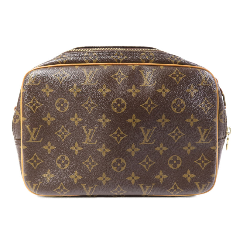 LOUIS VUITTON Monogram Reporter PM金扣肩背袋-2