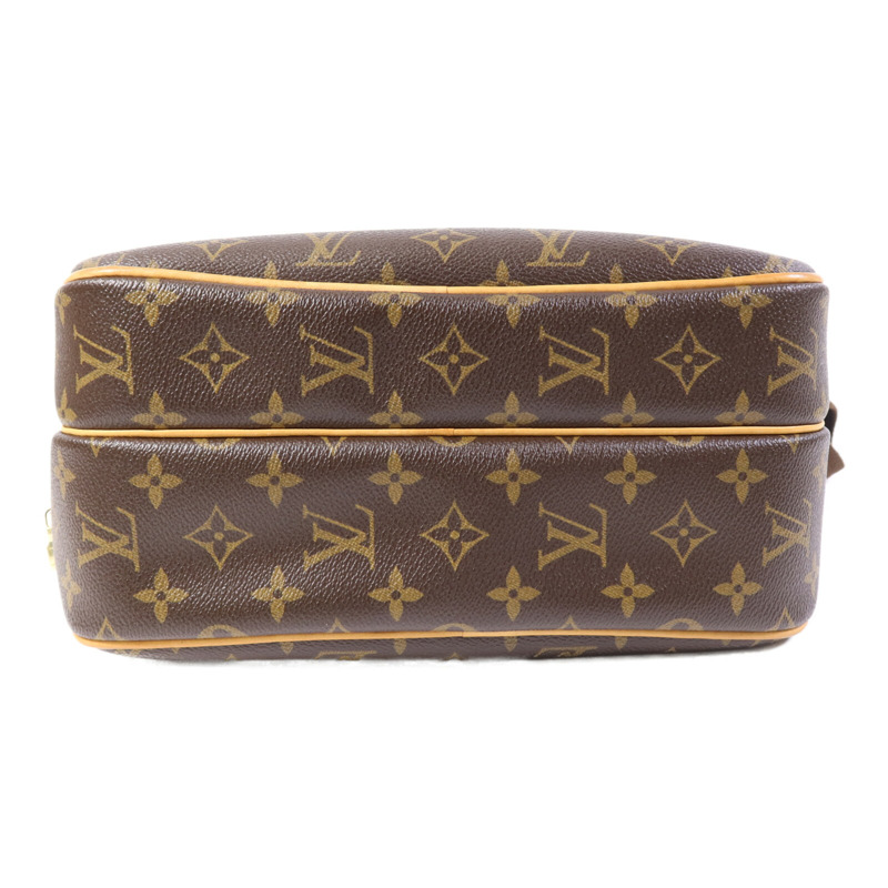 LOUIS VUITTON Monogram Reporter PM金扣肩背袋-3