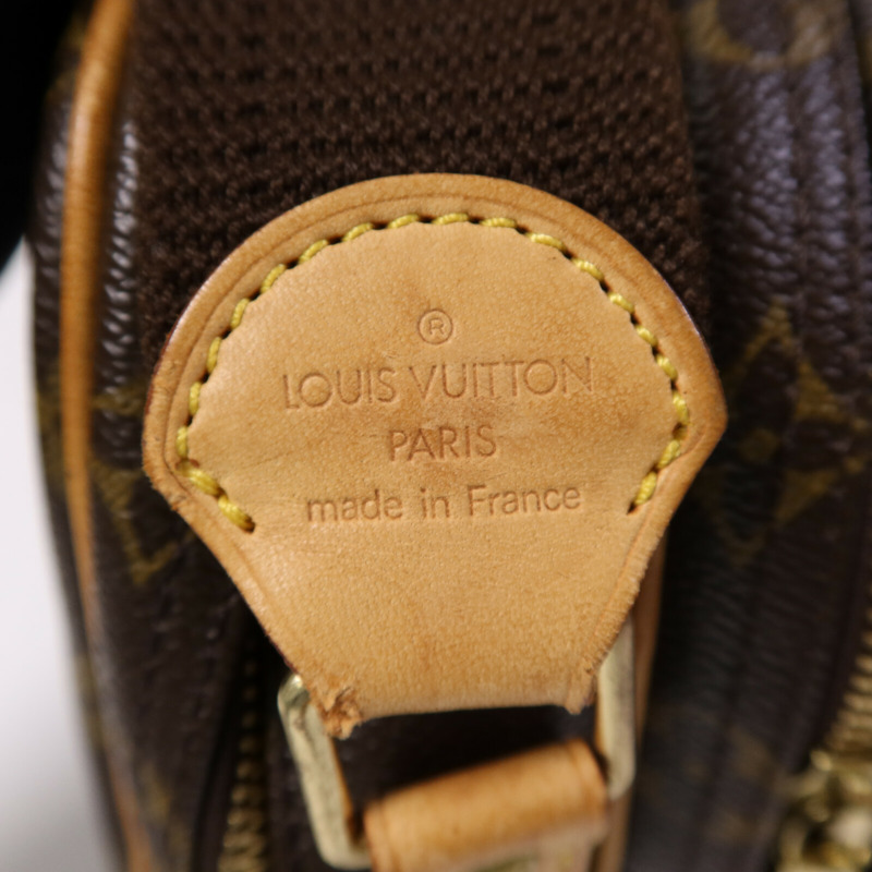 LOUIS VUITTON Monogram Reporter PM金扣肩背袋-4