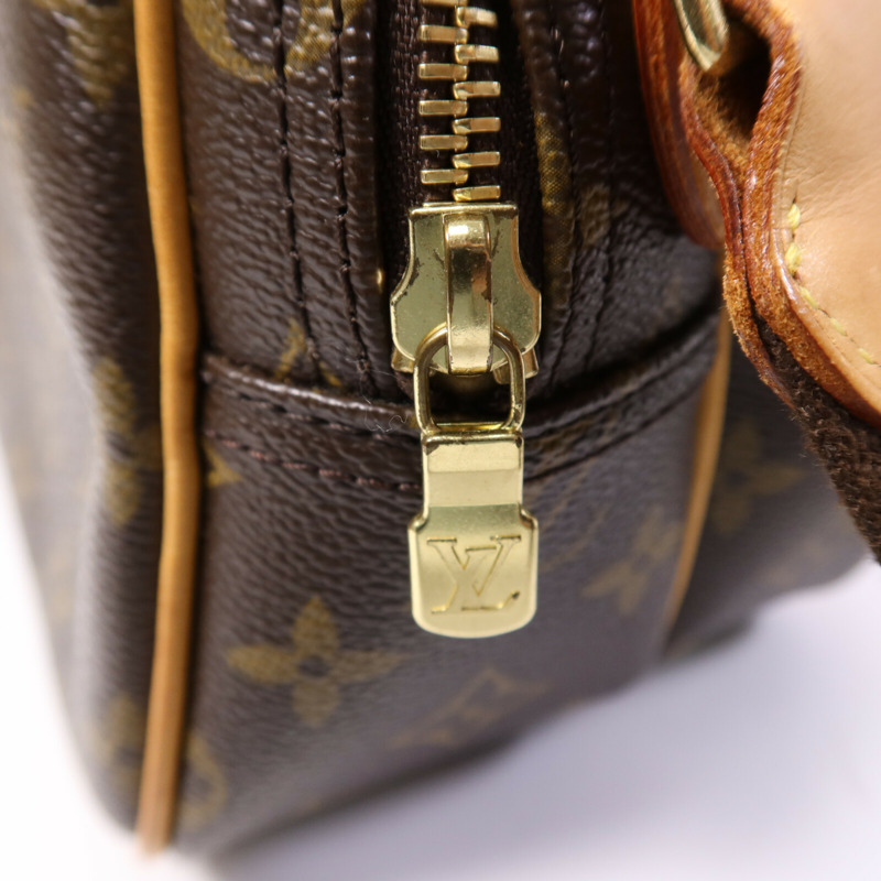 LOUIS VUITTON Monogram Reporter PM金扣肩背袋-5