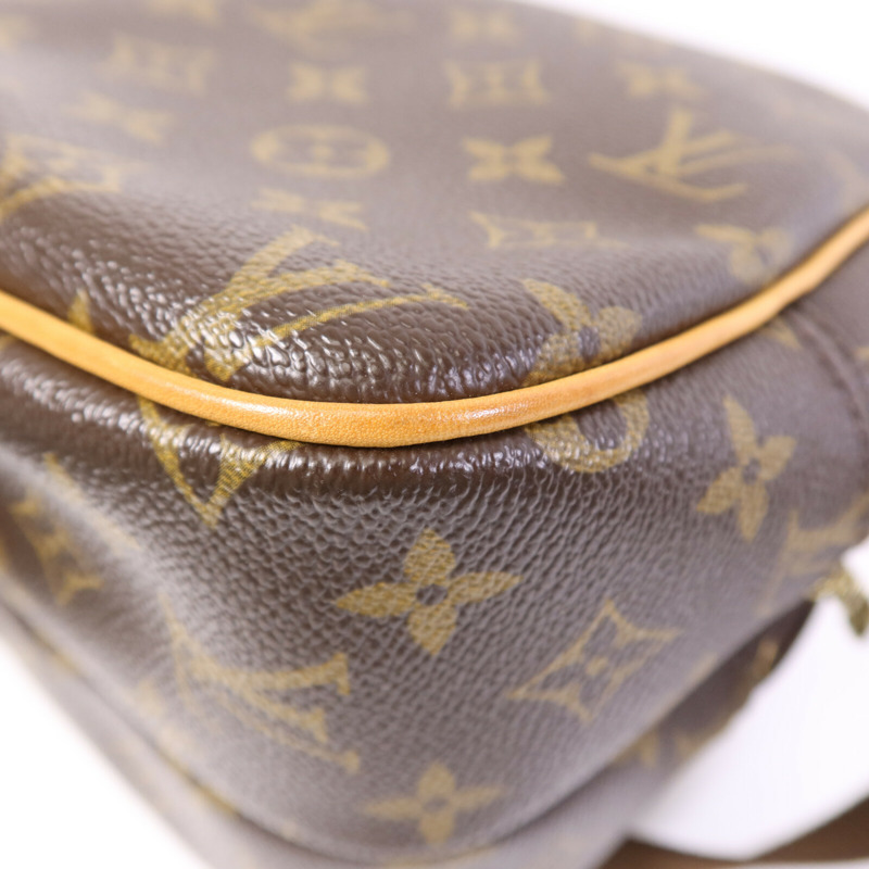 LOUIS VUITTON Monogram Reporter PM金扣肩背袋-11
