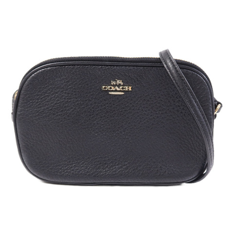 COACH 牛皮皮革Shoulder Bag金扣肩背袋