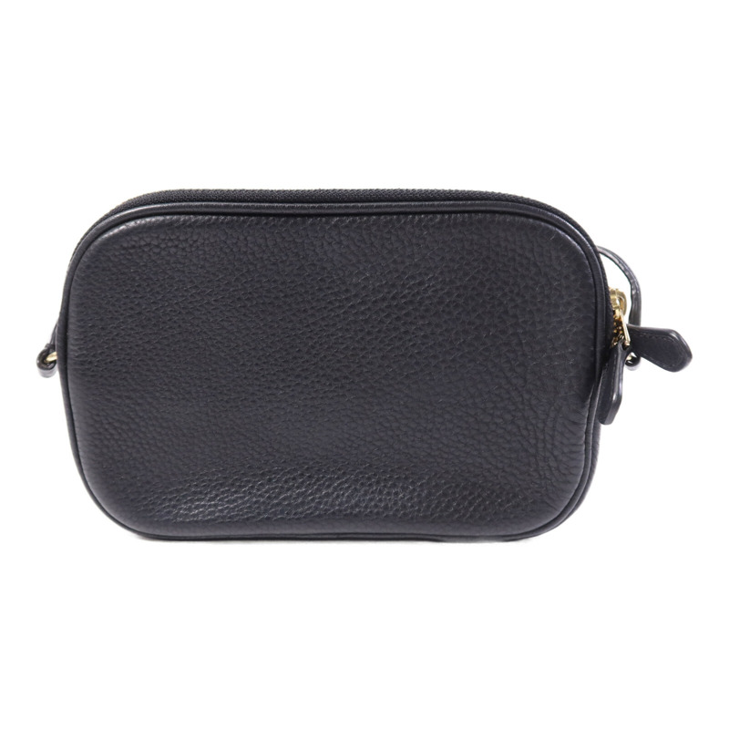 COACH 牛皮皮革Shoulder Bag金扣肩背袋-1