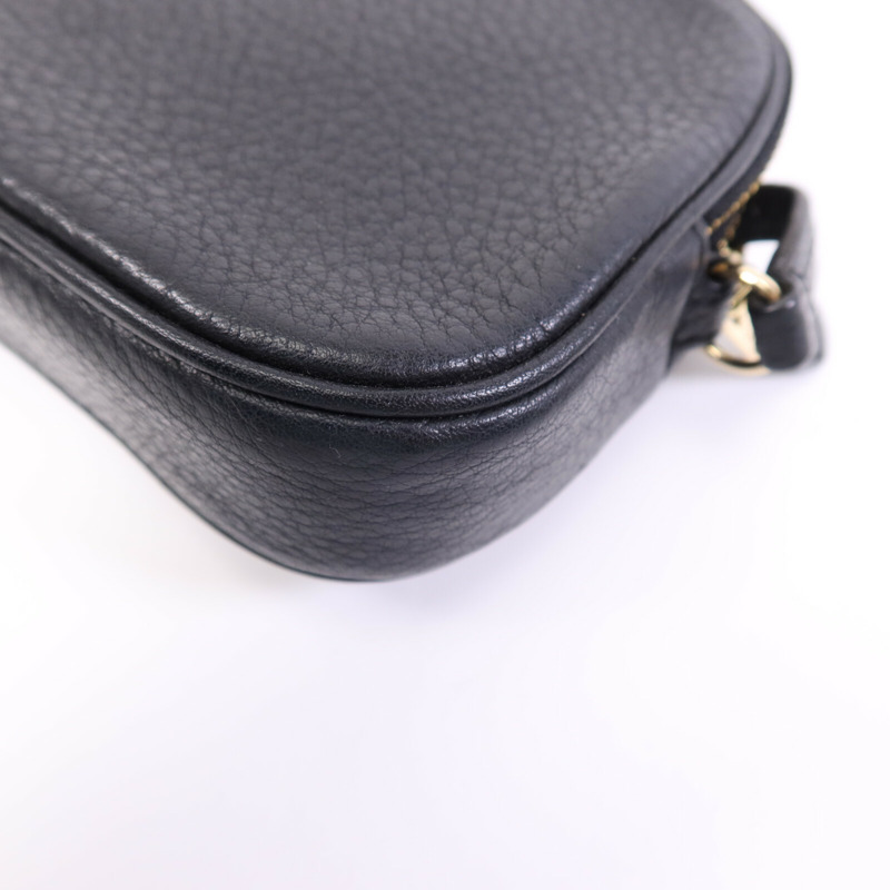 COACH 牛皮皮革Shoulder Bag金扣肩背袋-9