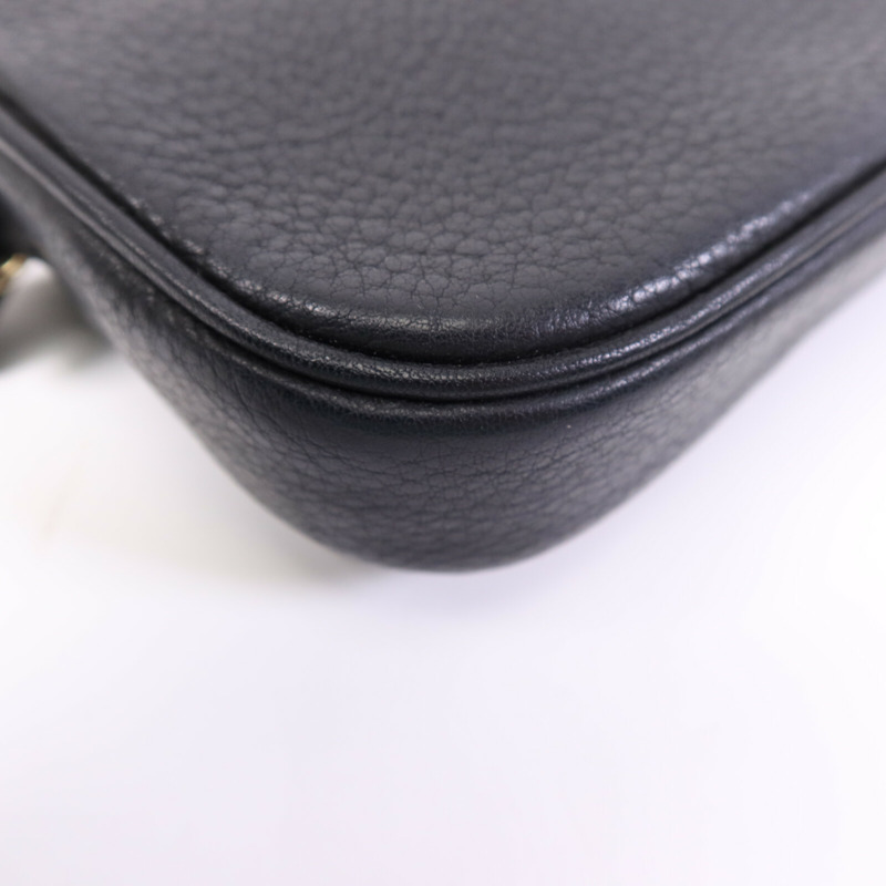 COACH 牛皮皮革Shoulder Bag金扣肩背袋-10