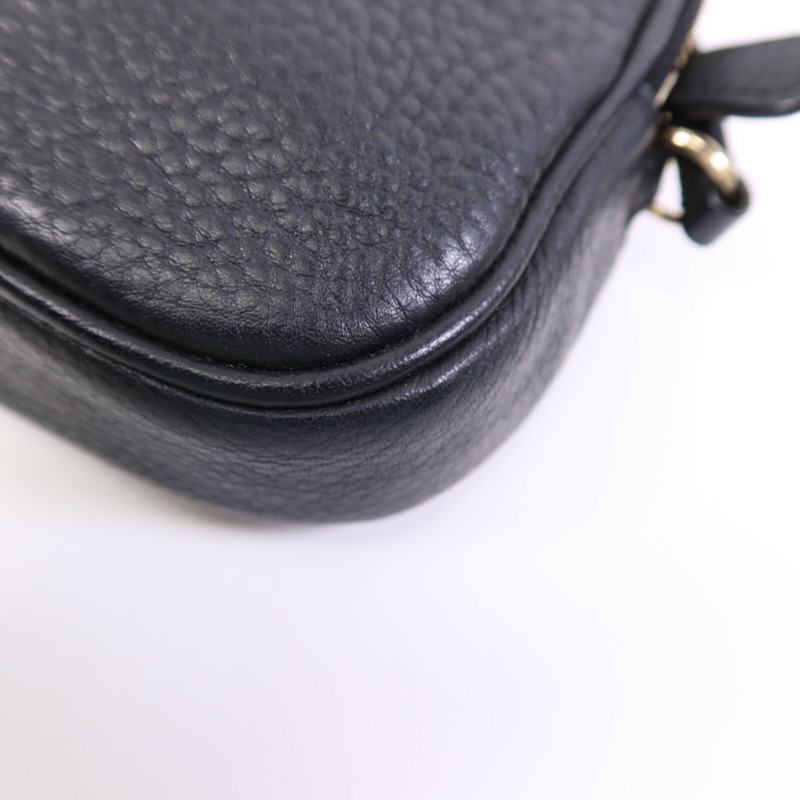 COACH 牛皮皮革Shoulder Bag金扣肩背袋-11