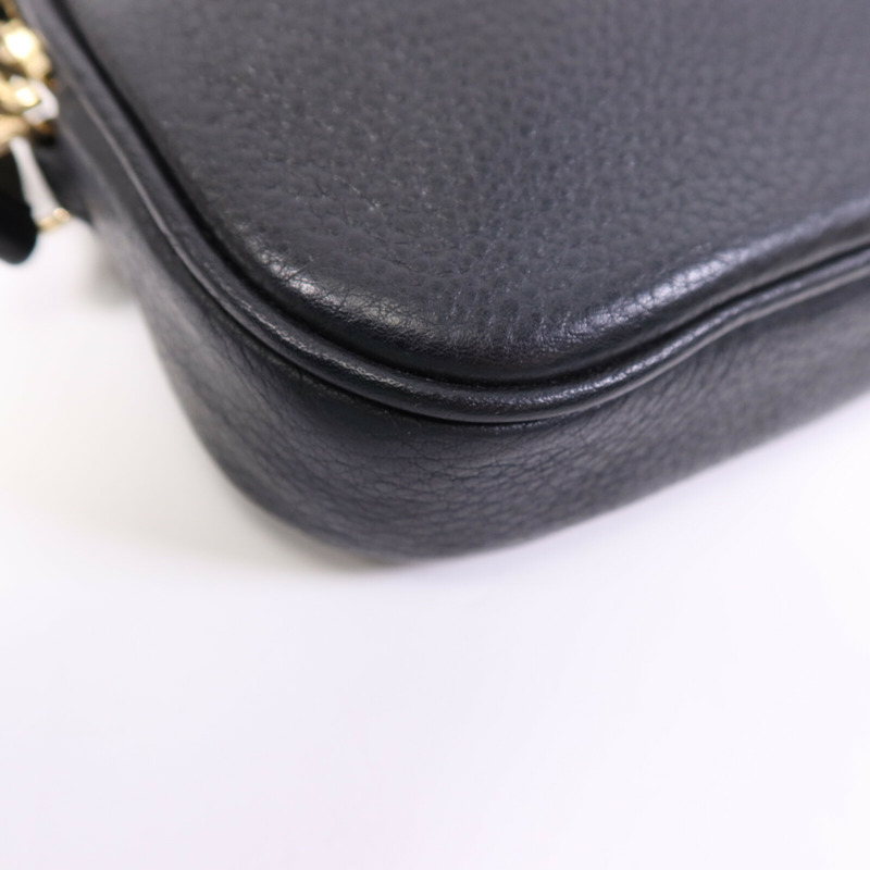 COACH 牛皮皮革Shoulder Bag金扣肩背袋-12