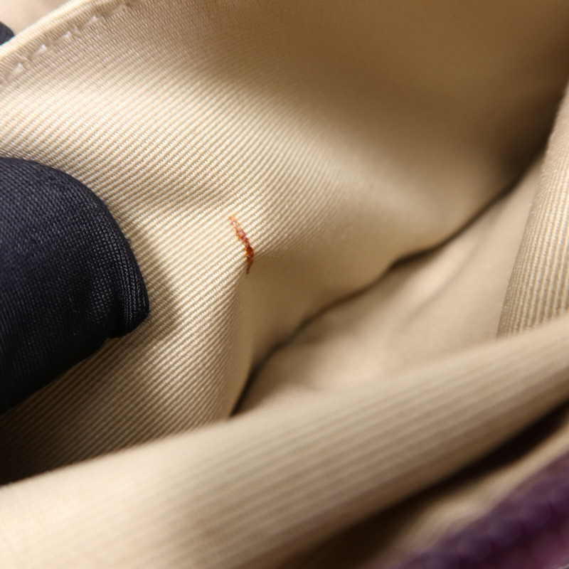 COACH 帆布Hand Bag銀扣手挽袋-12