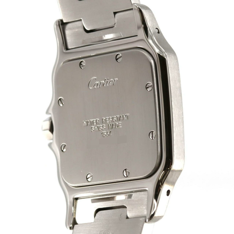 卡地亞 Santos Galbe LM W20018D6 不鏽鋼石英錶-5
