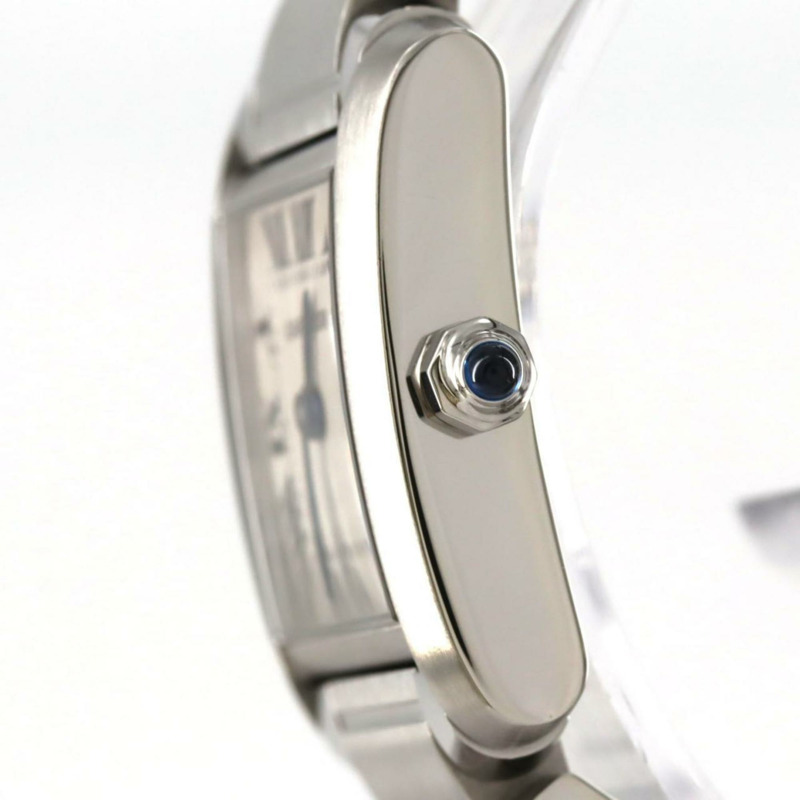 卡地亞 Tank Française SM W51008Q3 不鏽鋼石英錶-2