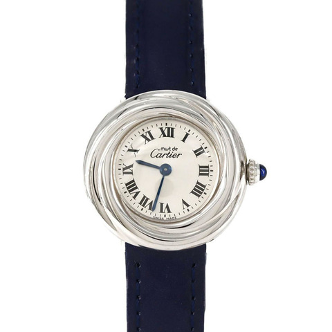 卡地亞 Must Trinity W1014945 銀色石英錶