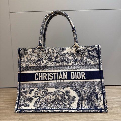DIOR BOOK TOTE 中型托特包 動物園款