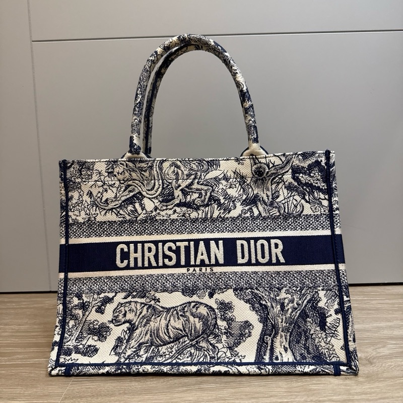 DIOR BOOK TOTE 中型托特包 動物園款-0