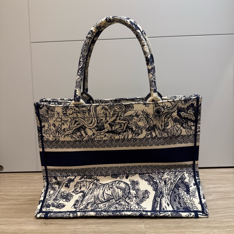 DIOR BOOK TOTE 中型托特包 動物園款-6