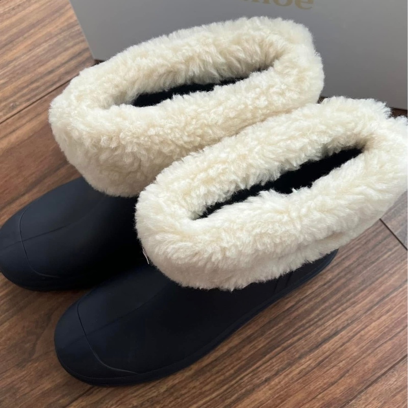 CHLOE Raina 毛絨(不可拆)雨靴 36-38-5