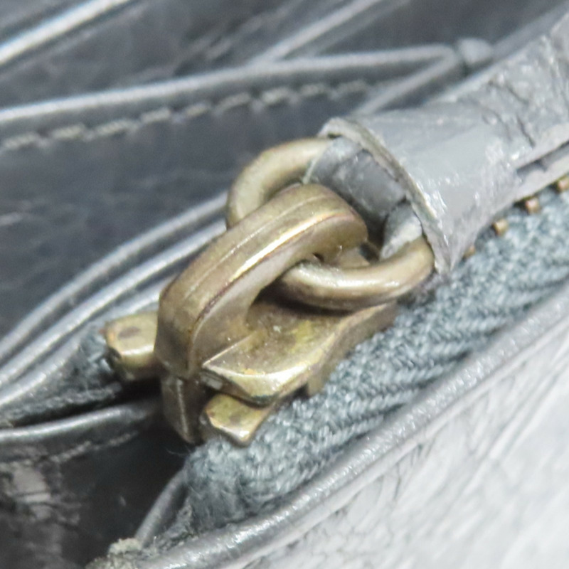 鐵灰色 山羊皮 Classic Money 磁扣式長夾 染色【BALENCIAGA 巴黎世家】 163471-14