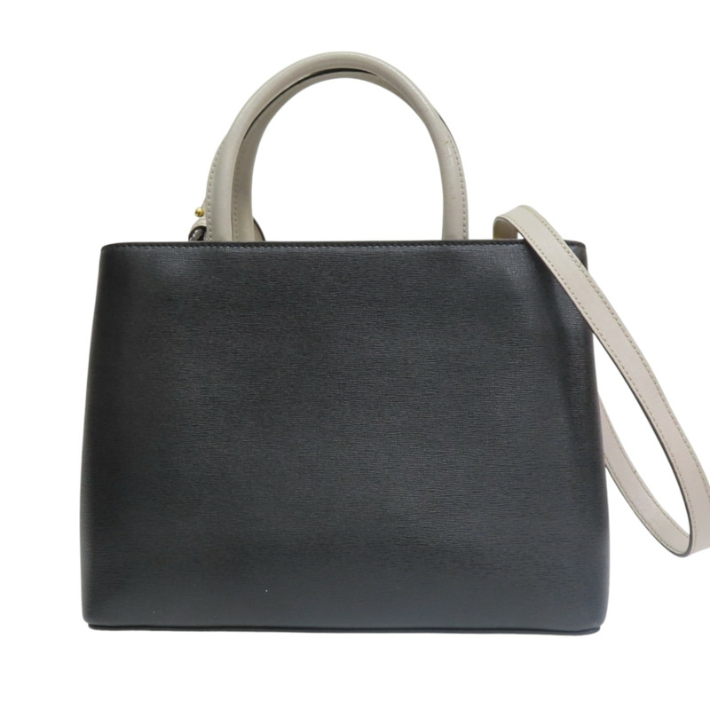 黑/粉/灰色 牛皮 Petit 2Jours Monster 兩用包【FENDI 芬迪】 8BH253 43T-1