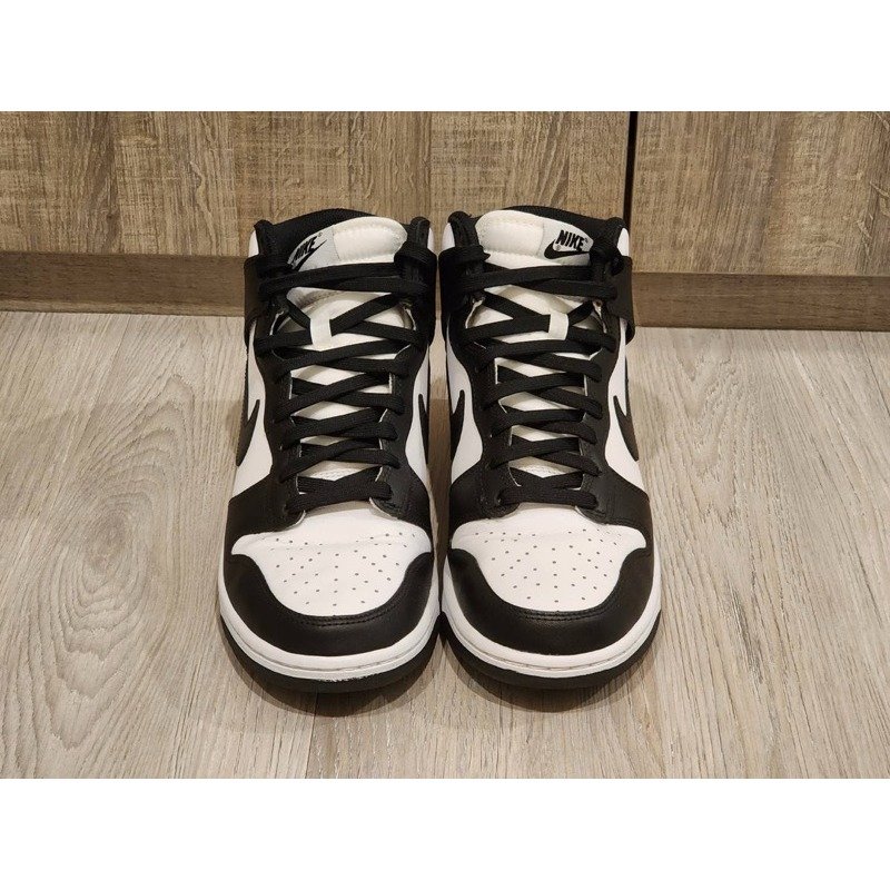 🏀Nike dunk high panda 經典Dunk高筒 黑白熊貓系列 9號 9.8新美品-1