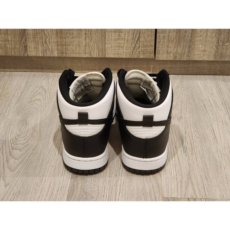 🏀Nike dunk high panda 經典Dunk高筒 黑白熊貓系列 9號 9.8新美品-2