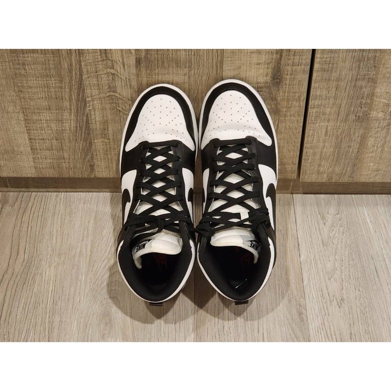 🏀Nike dunk high panda 經典Dunk高筒 黑白熊貓系列 9號 9.8新美品-4