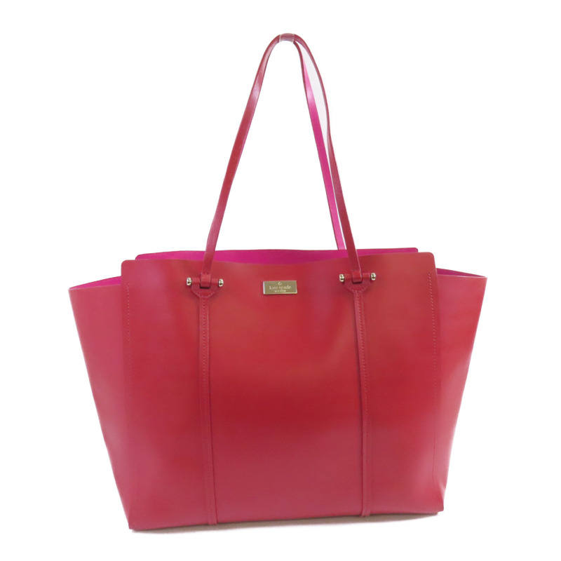 Kate Spade 牛皮皮革Tote Bag金扣肩背袋-0