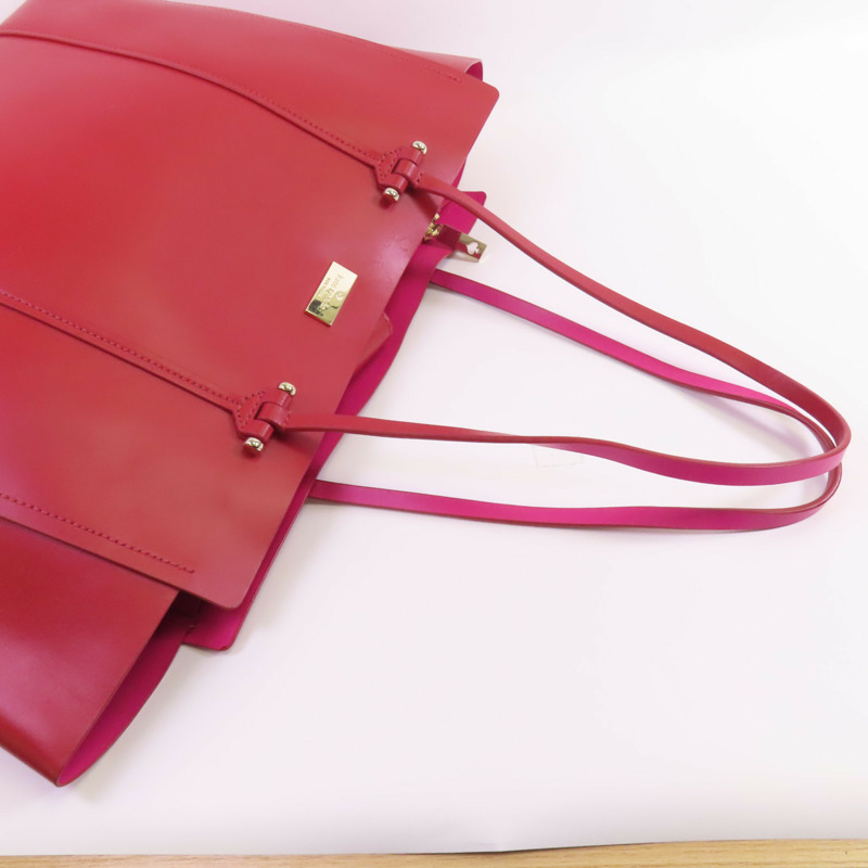 Kate Spade 牛皮皮革Tote Bag金扣肩背袋-7