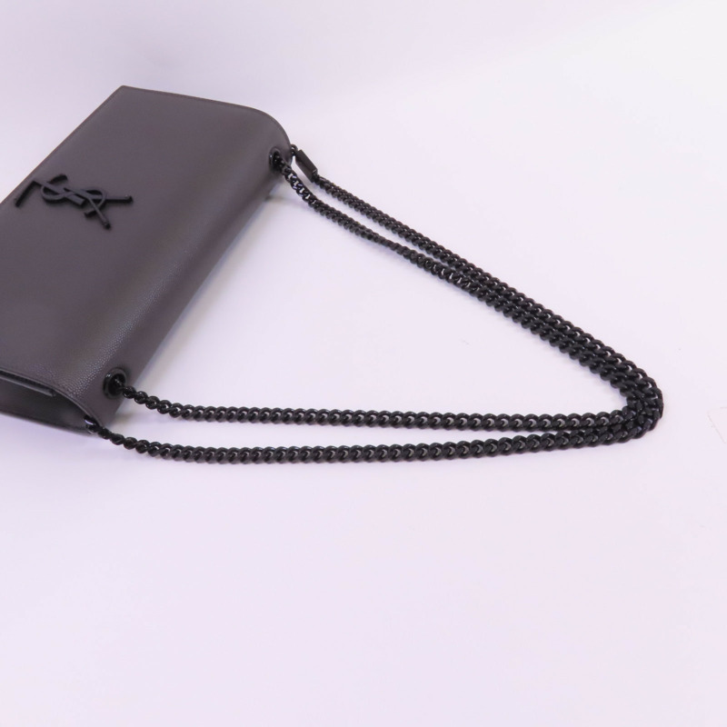 SAINT LAURENT 牛皮皮革Chain Shoulder Bag鏈帶肩背袋-4