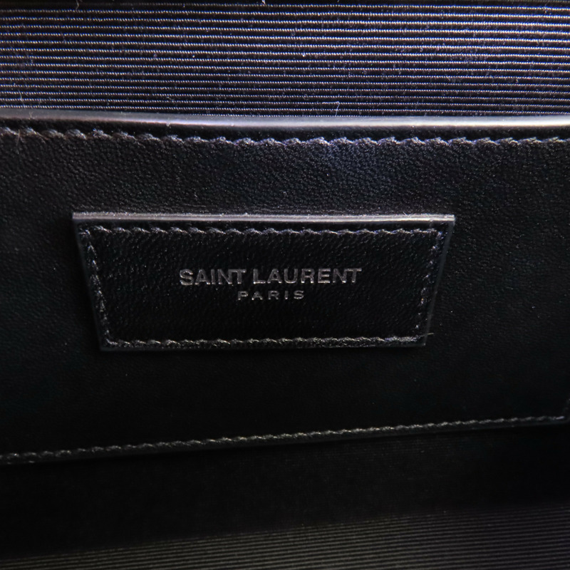 SAINT LAURENT 牛皮皮革Chain Shoulder Bag鏈帶肩背袋-13