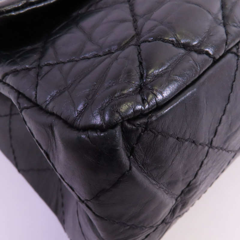 CHANEL 牛皮皮革2.55 Large金扣鏈帶肩背袋-5