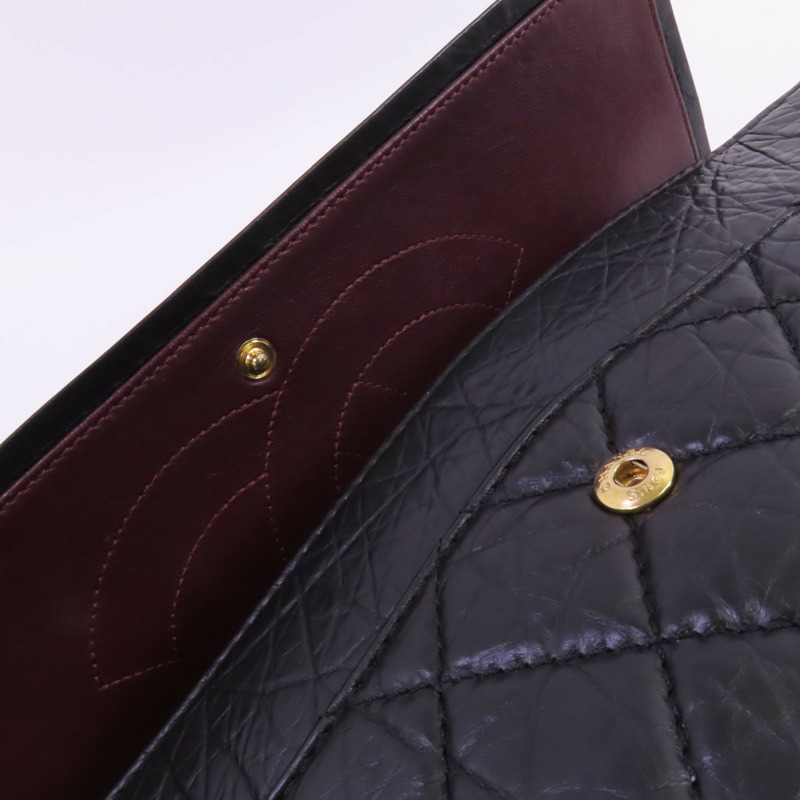 CHANEL 牛皮皮革2.55 Large金扣鏈帶肩背袋-13