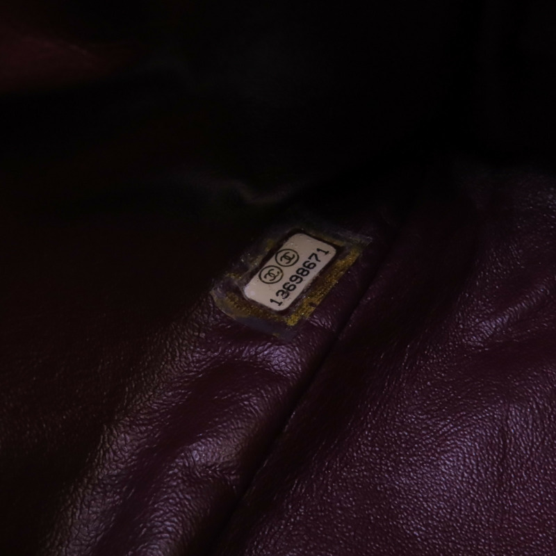 CHANEL 牛皮皮革2.55 Large金扣鏈帶肩背袋-16