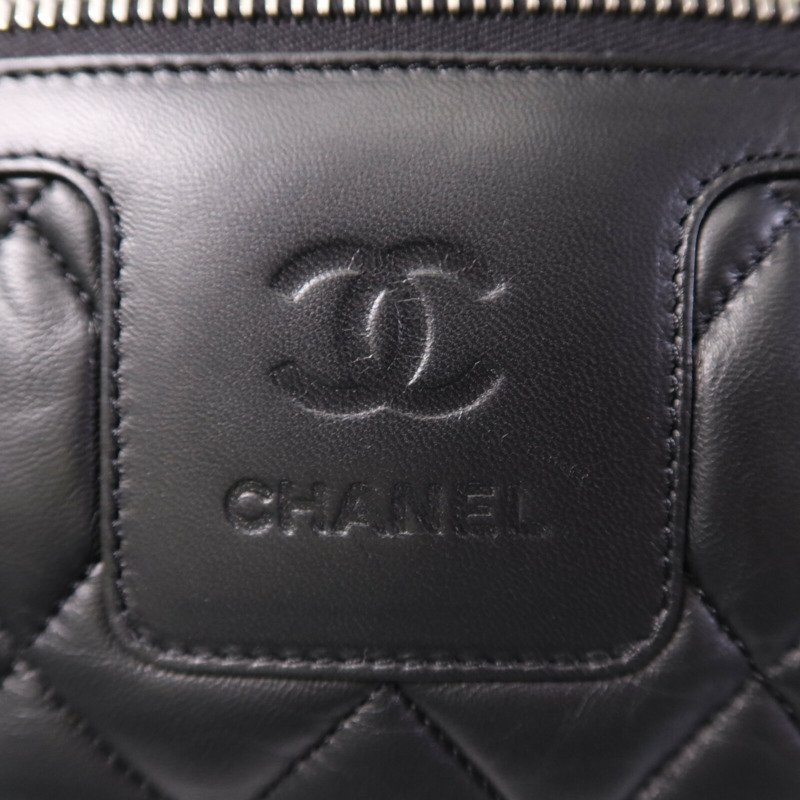 CHANEL 牛皮皮革Coco Cocoon銀扣手挽袋-14