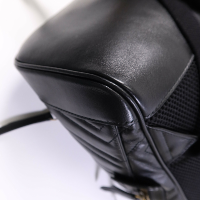 GUCCI 羊皮皮革Backpack金扣背包-12