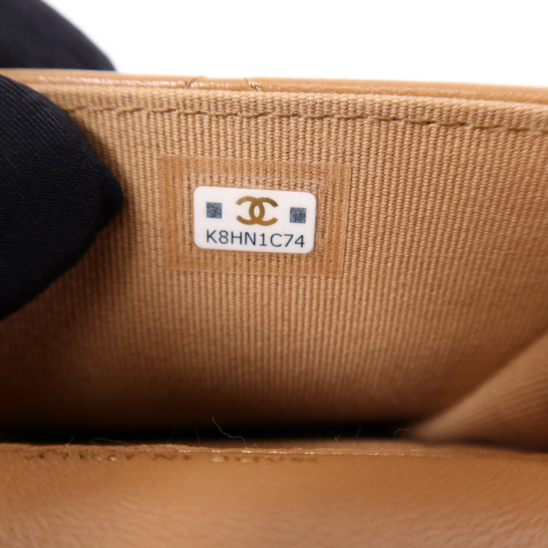 CHANEL 羊皮皮革CHANEL 19 Phone Bag金扣鏈帶手挽肩背兩用袋-7