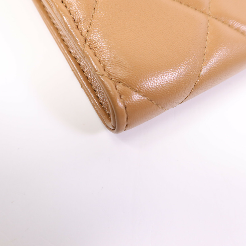 CHANEL 羊皮皮革CHANEL 19 Phone Bag金扣鏈帶手挽肩背兩用袋-12