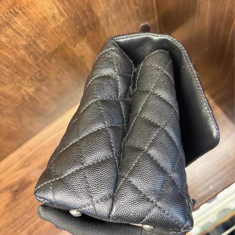 Chanel 手提包 黑色菱格紋-1