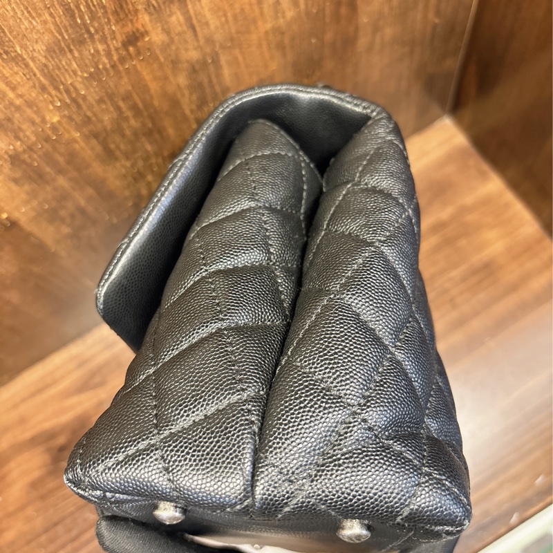 Chanel 手提包 黑色菱格紋-2