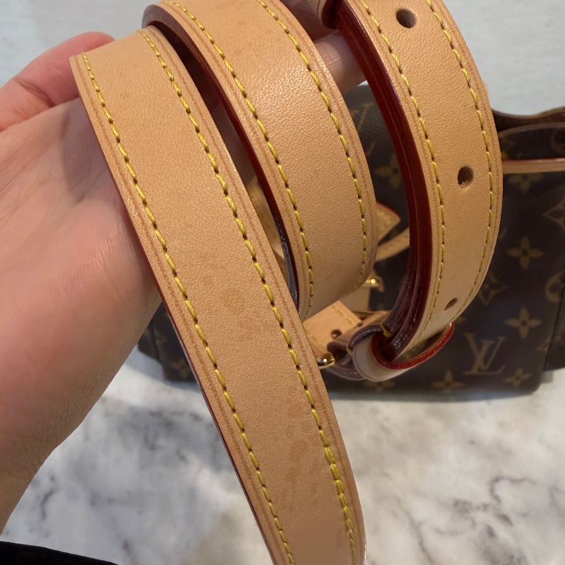 LV 原花金釦Odyssee束口肩斜背包M25085-16