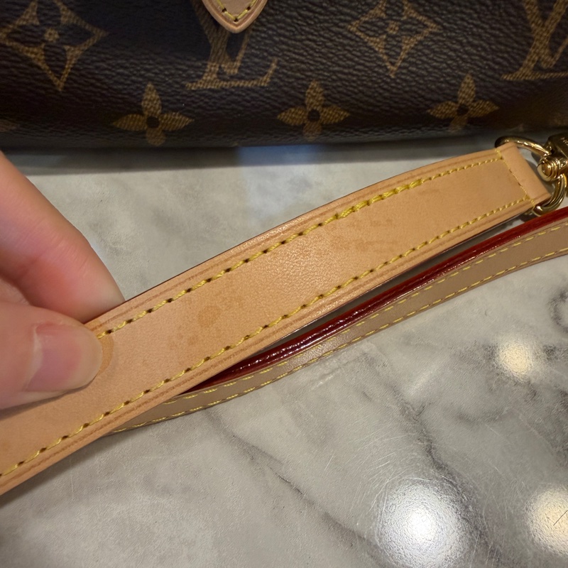 LV 原花金釦Odyssee束口肩斜背包M25085-21