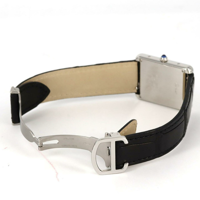 卡地亞 Tank Solo LM WSTA0028 不鏽鋼石英錶-7